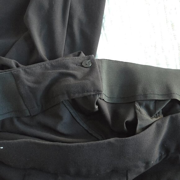 Lane Bryant The Allie Wide Leg Pants Tailored Stretch Womens Size 24R - Black - Picture 10 of 14